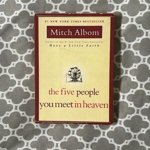 The five people you meet in heaven by Mitch Albom